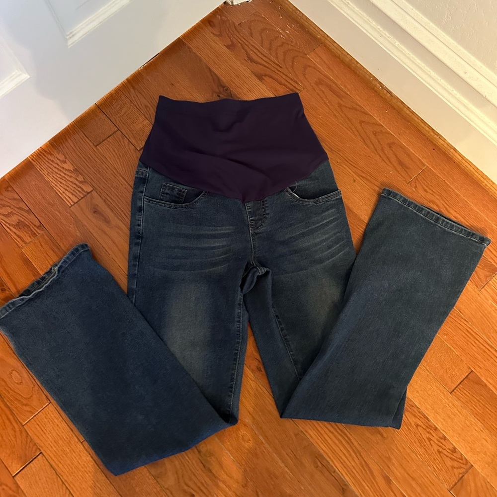 Maternity flare jeans